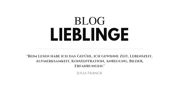 lieblinge - Lieblingsblogs