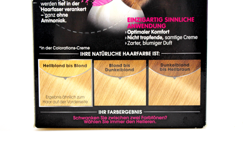 verpack farben - Garnier Olia Haarfarbe & Gewinnspiel