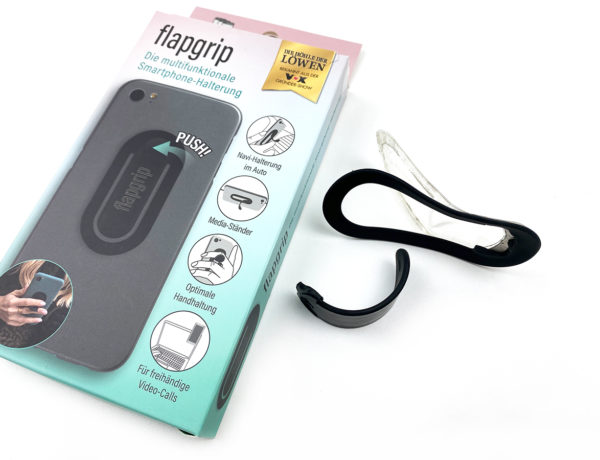 flapgripintro 600x460 - flapgrip Smartphone-Halterung