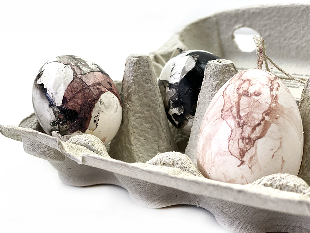 marmor karton kl - Ostereier färben - 3 einfache Trends zum Selbermachen