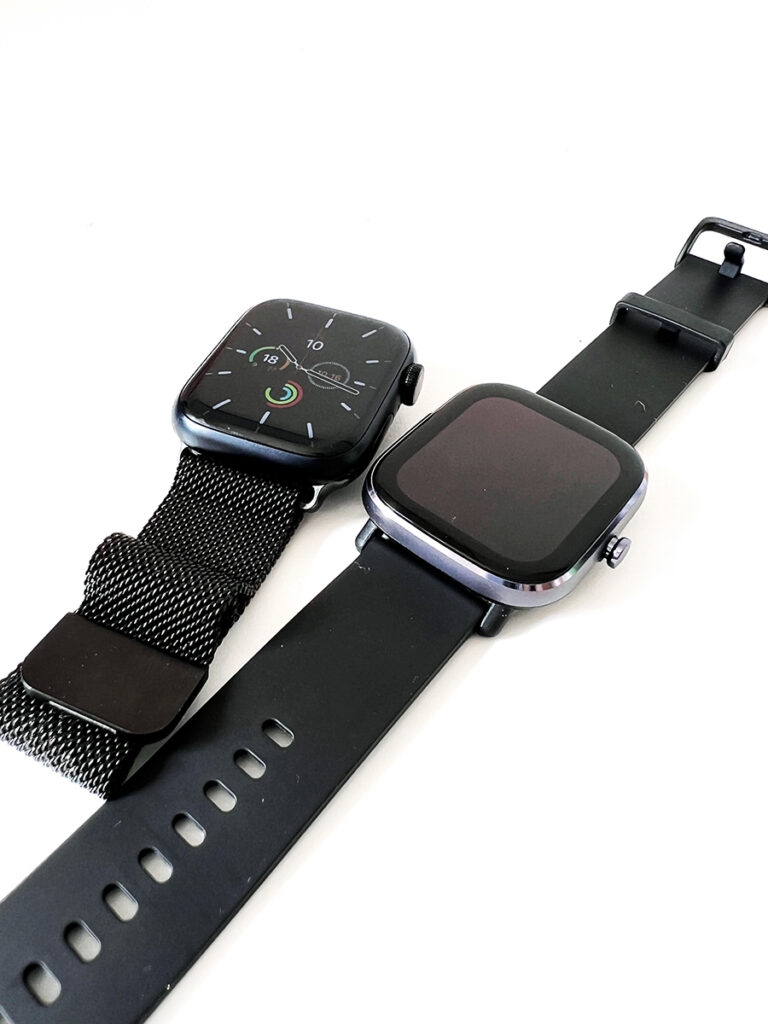 vergleich 768x1024 - Amazfit GTS 2 Mini Smartwatch vs. Apple Watch Series 7